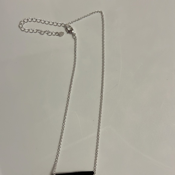 Avon Pastel Pave (Violet/Aqua/Sapphire & Tanzanite) Silver-Tone Pendant Necklace - Picture 11 of 13